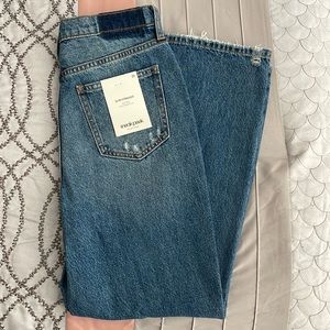 Sneak Peek slim straight high rise vintage jeans
